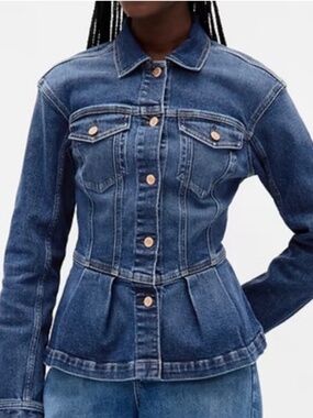 Gap Peplum Denim Jacket